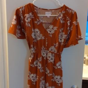 Floral maternity dress